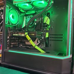 "Green Machine" Custom Gaming PC By MattBot Computers *COMES WITH CYBERPUNK 2077*