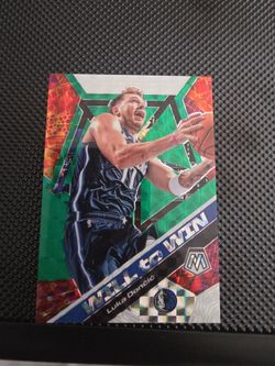 Luka Dončić Panini Mosaic Will to Win Card