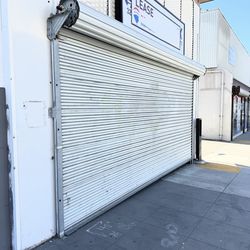 Free roll up garage door