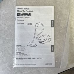 Kenmore Vacuum Manual
