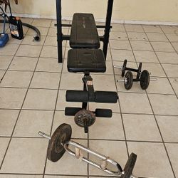 Set Of Weights And Bench