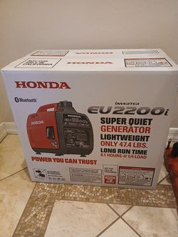 Honda EU2200I Super Quiet Generator Available If Posted