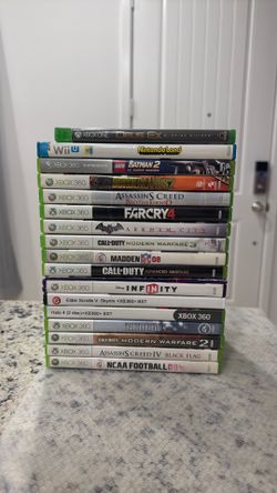18 Xbox 360/Xbox One/Wii Games