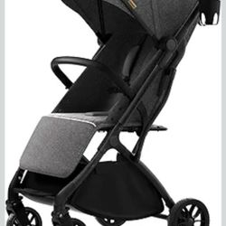 newyoo GlideTow TR18M Compact Travel Stroller for Toddlers, Baby/Infant Lightweight Lay Flat Stroller with Luggage Handle & Cup Holder, One-Hand Quick