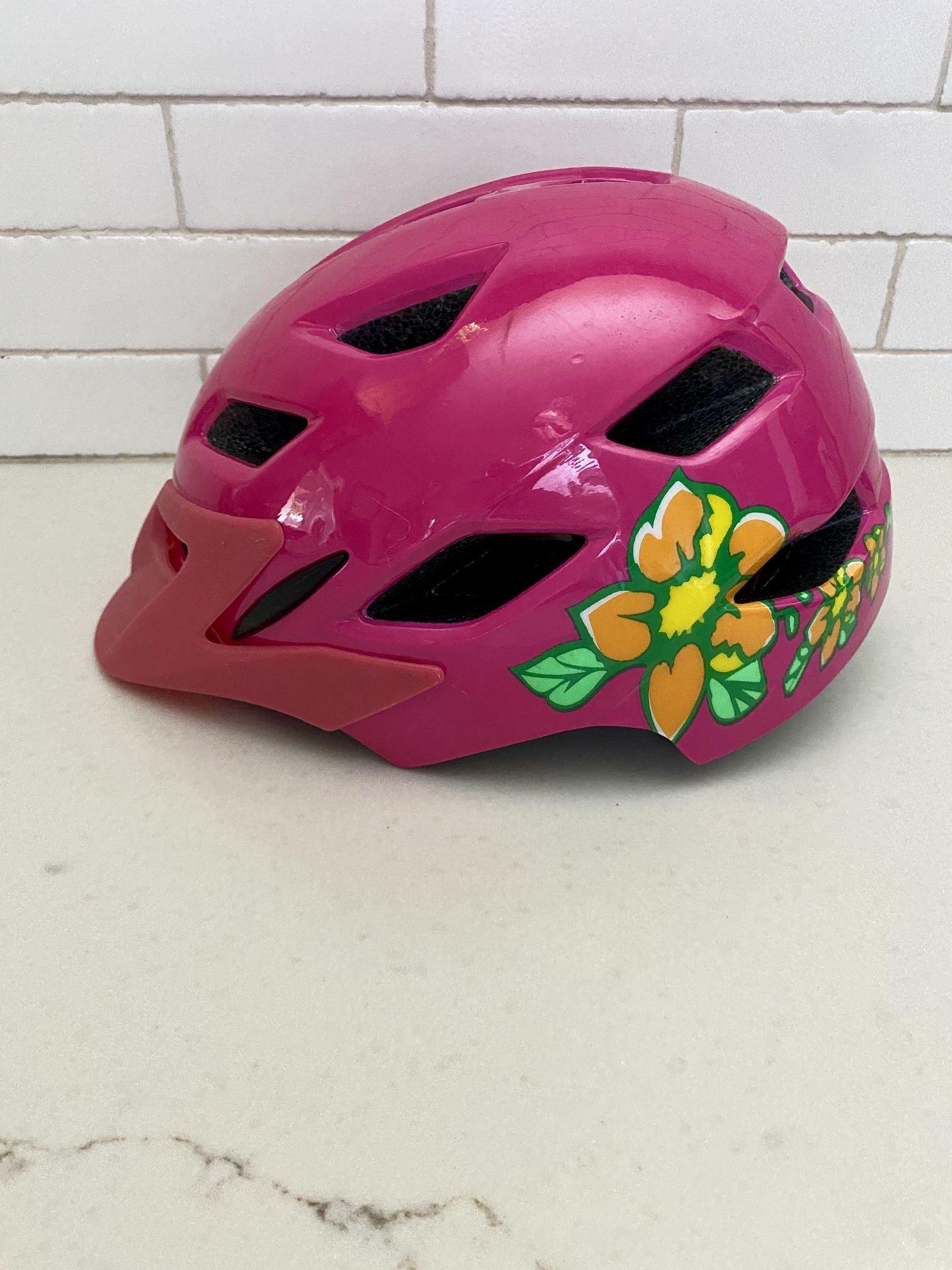Youth Girls Bike Helmet, Like New
