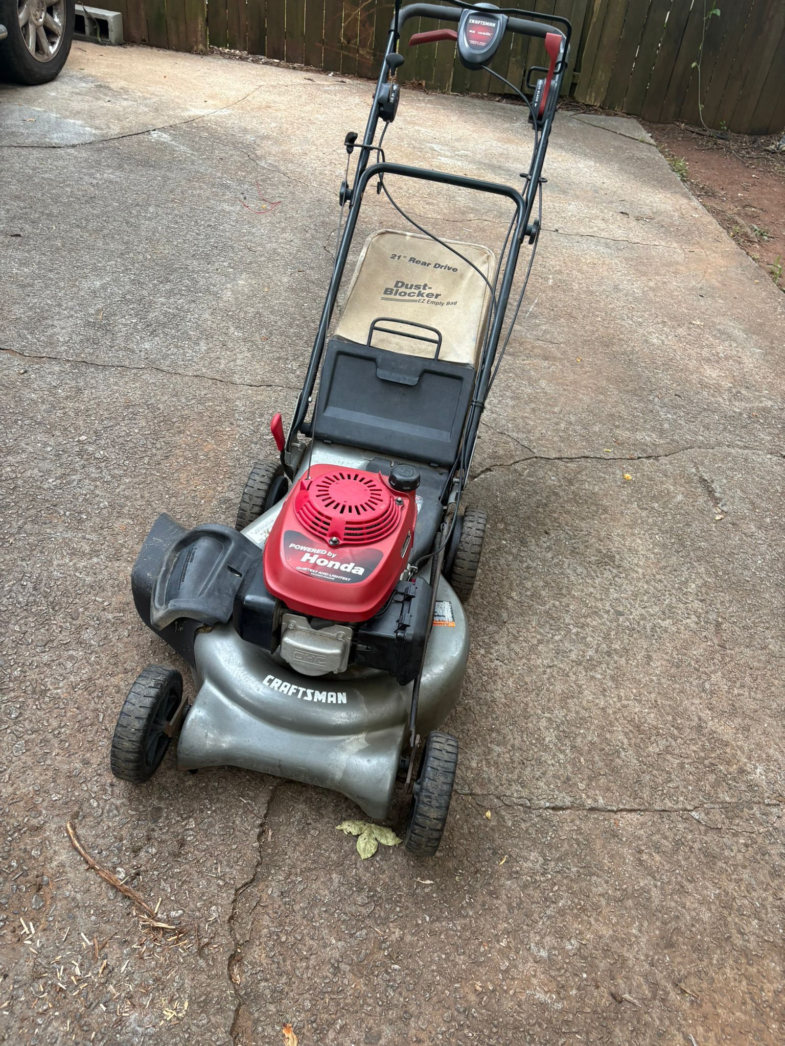 mower crafman sel propell