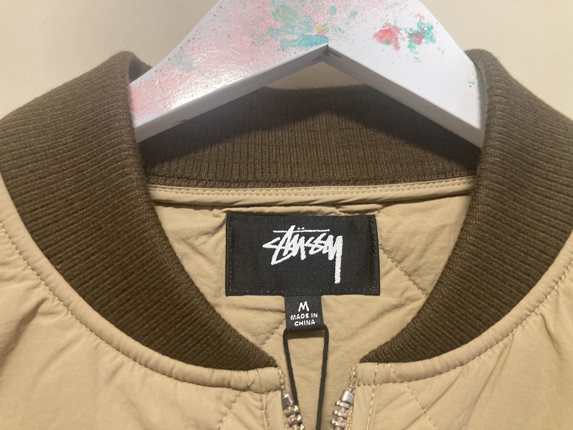 Stussy FW 8 Ball Quilted Liner Jacket Size m for Sale in