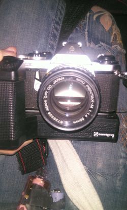 Pentax-M 35mm Film Camera with 50mm Lens