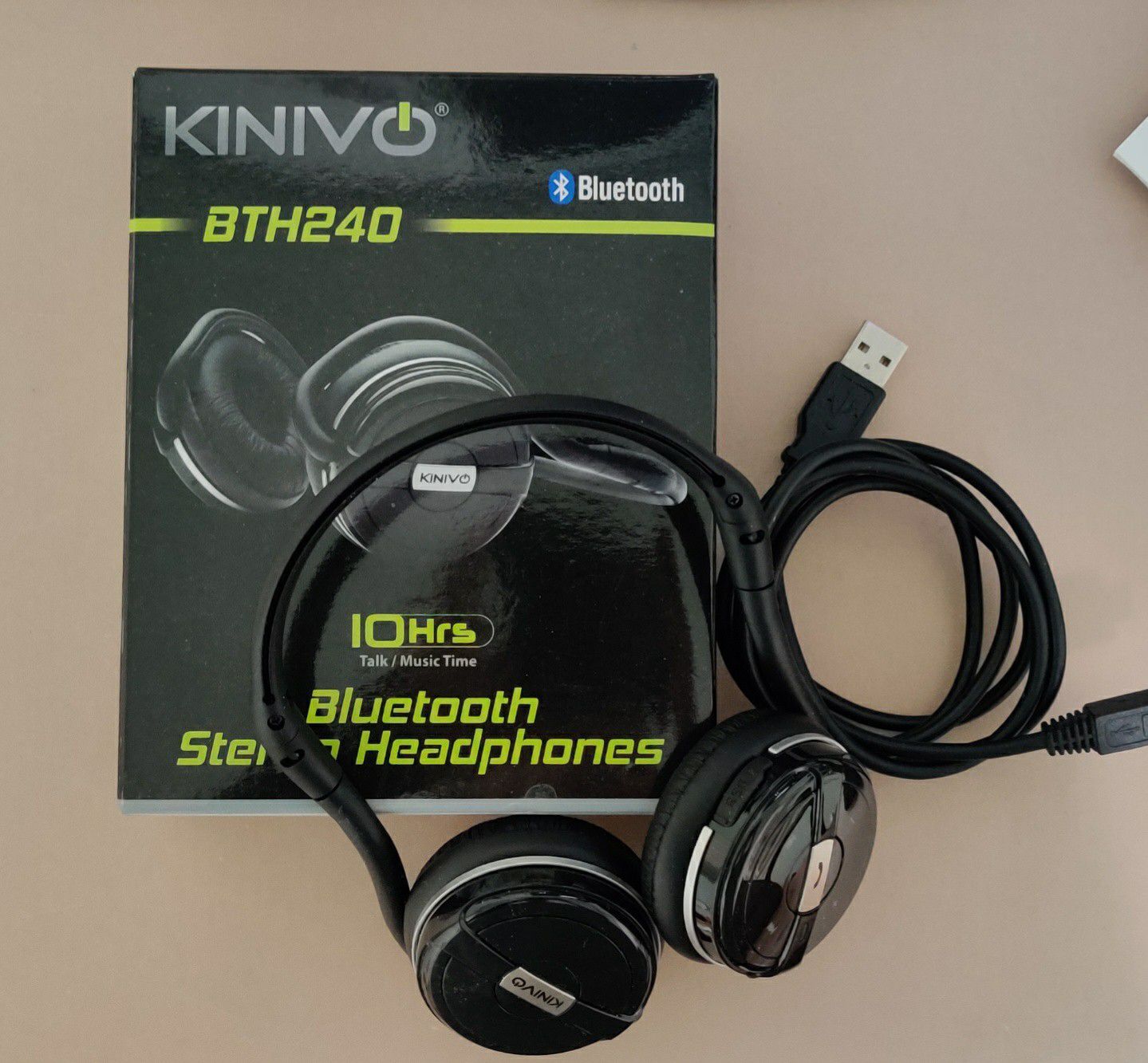 NEW Kinivo - BTH240 Bluetooth Wraparound Headphones
