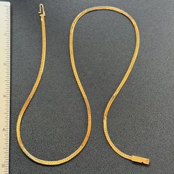 14k solid gold necklace