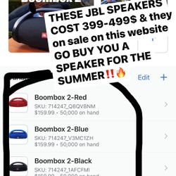 JBL BOOMBOX BLUETOOTH SPEAKER