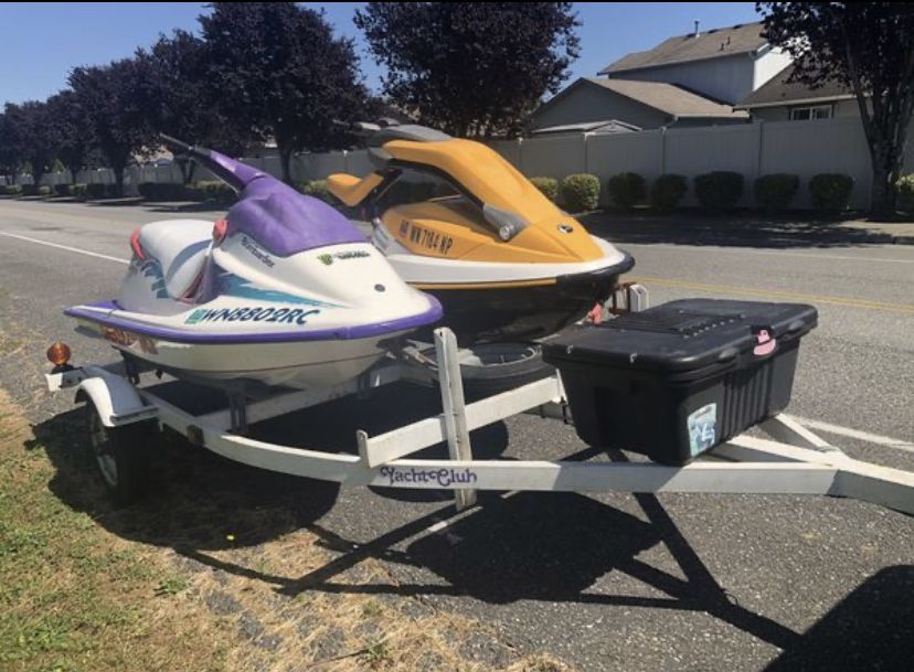 Sea-Doo jet ski’s with trailer