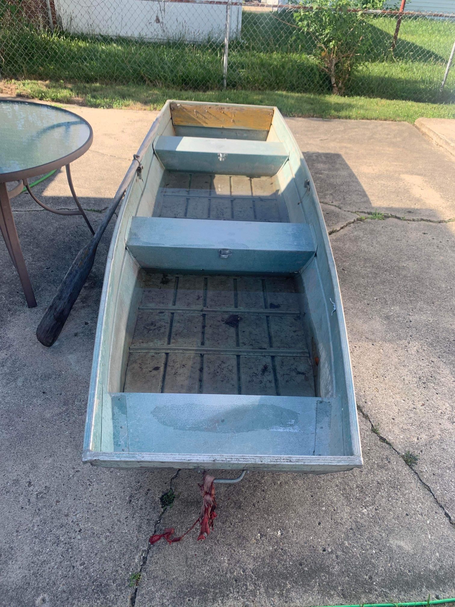12' Jon Boat With Accessories