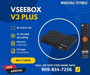 VSEEBOX V3 PLUS - BRAND NEW  - AUTHORIZED DEALER  - 1 YEAR WARRANTY 