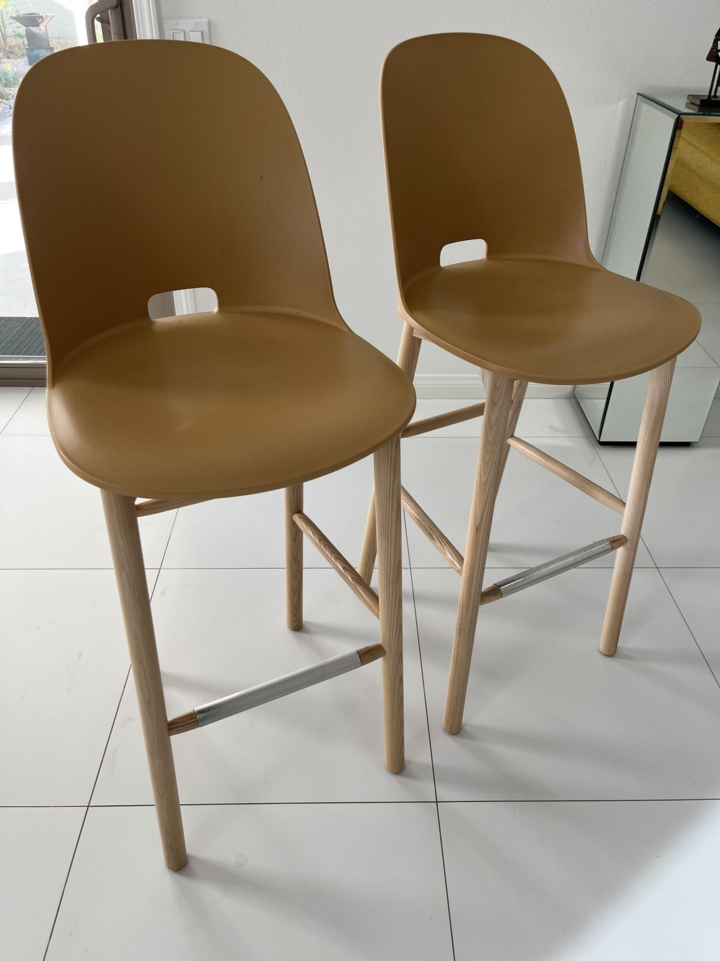 2 Jasper Morrison Alfi High Back Bar Stools $350 Or Best offer