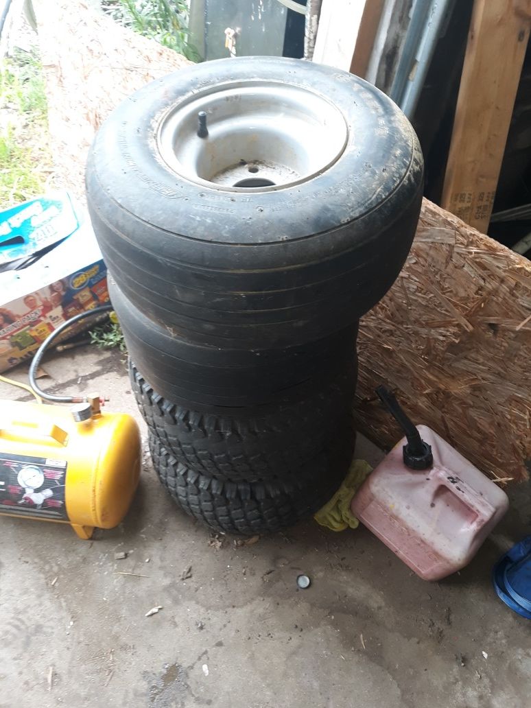 Golf cart or trailer tires