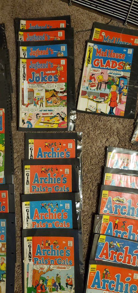 Lot of 69 Issues of Archie Series Comic books(1960's And 1970's)