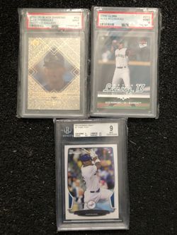 Baseball Cards Alex Rodriguez And Yasiel Puig All 3 Graded 9. $30 for all 3