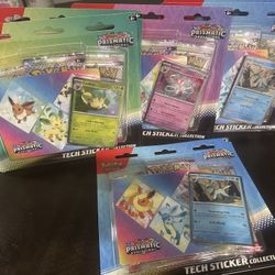 Prismatic Evolutions Tech Stickers