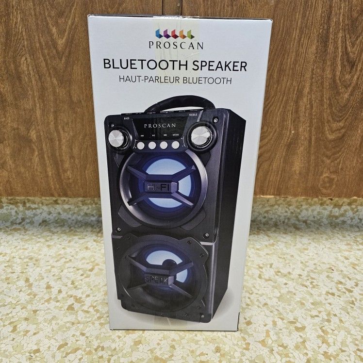 PROSCAN ELITE Portable Bluetooth Speaker with FM Radio