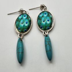 Peacock Pride Earrings 