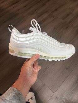 Nike Air Max 97 Triple White Women Size 11.5 / Men Size 10 Brand New