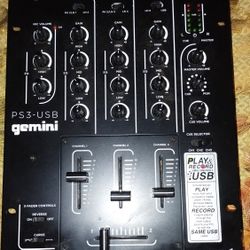 Gemini PS3 - USB Mixer 