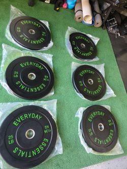 Bumper plates for home gym