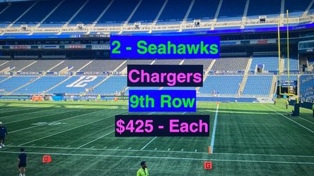 Seahawks Chargers Tickets