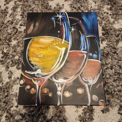 Wine Decor Painting 