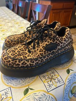 Doc martens Buzz leopard shoes