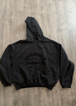 Black essentials Hoodie