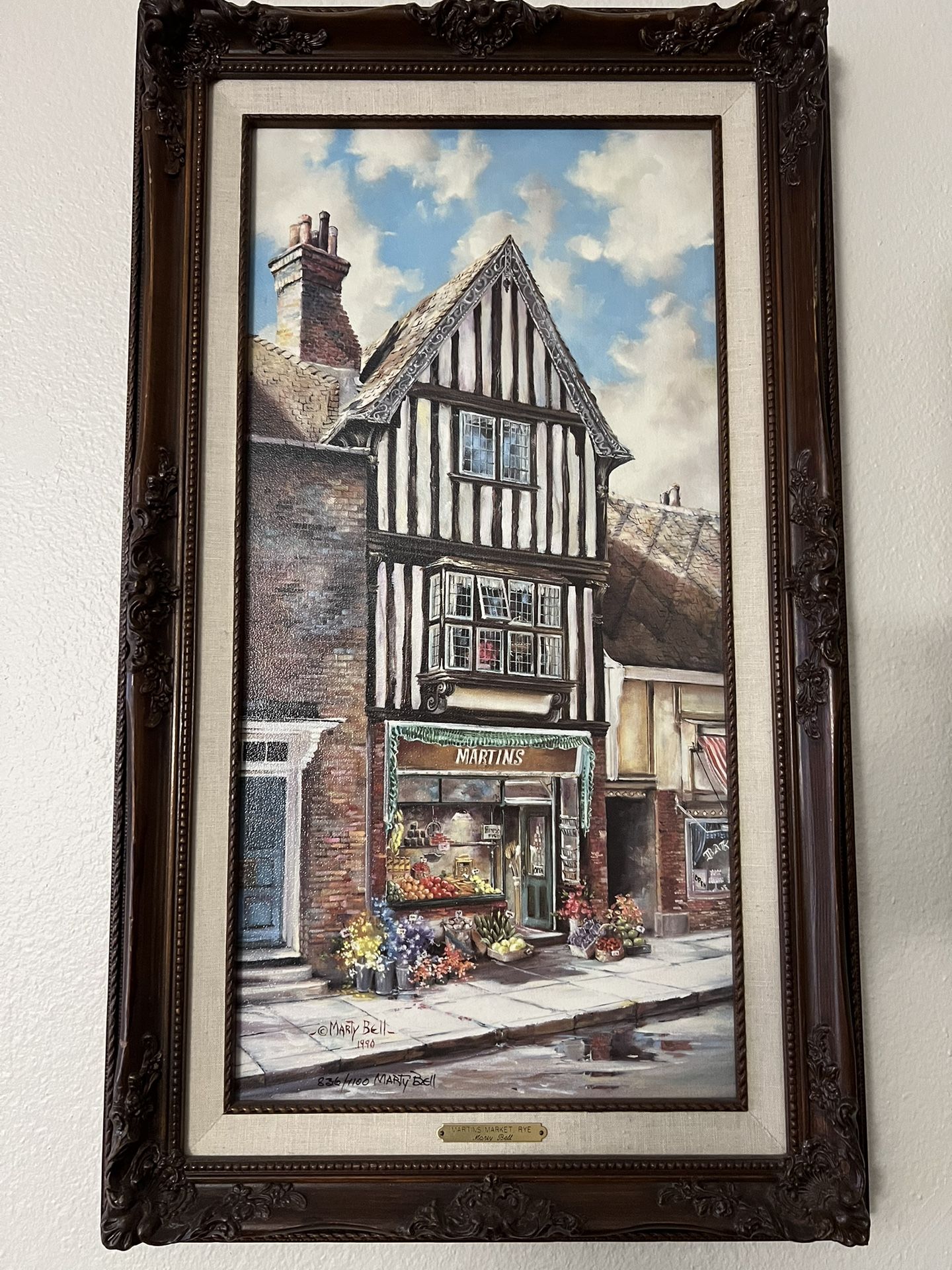 Framed Marty Bell Paintings