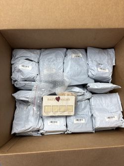 Reseller Lot: 103pcs Wooden Date Night / Couple Dice - Brand New Overstock