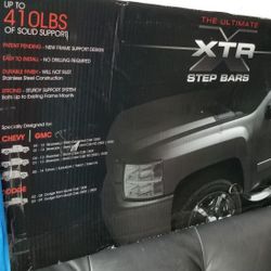 Brand New.
The Ultimate XTR Sterp Bars .
Up to 410 LBS
Of Solid Suport
1999/2014 Silverado,Tahoe
1500/2500/3500
Dodge 2002/2009
1500/2500/3500
$160.00