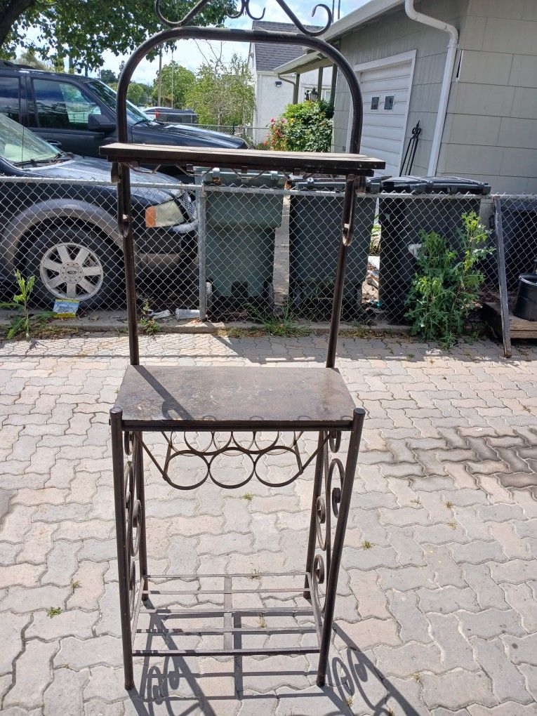 Iron Wine Rack