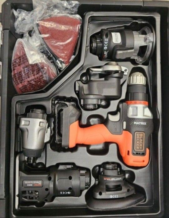 Black & Decker Matrix 6-in-1 Tool With Battey And Charger