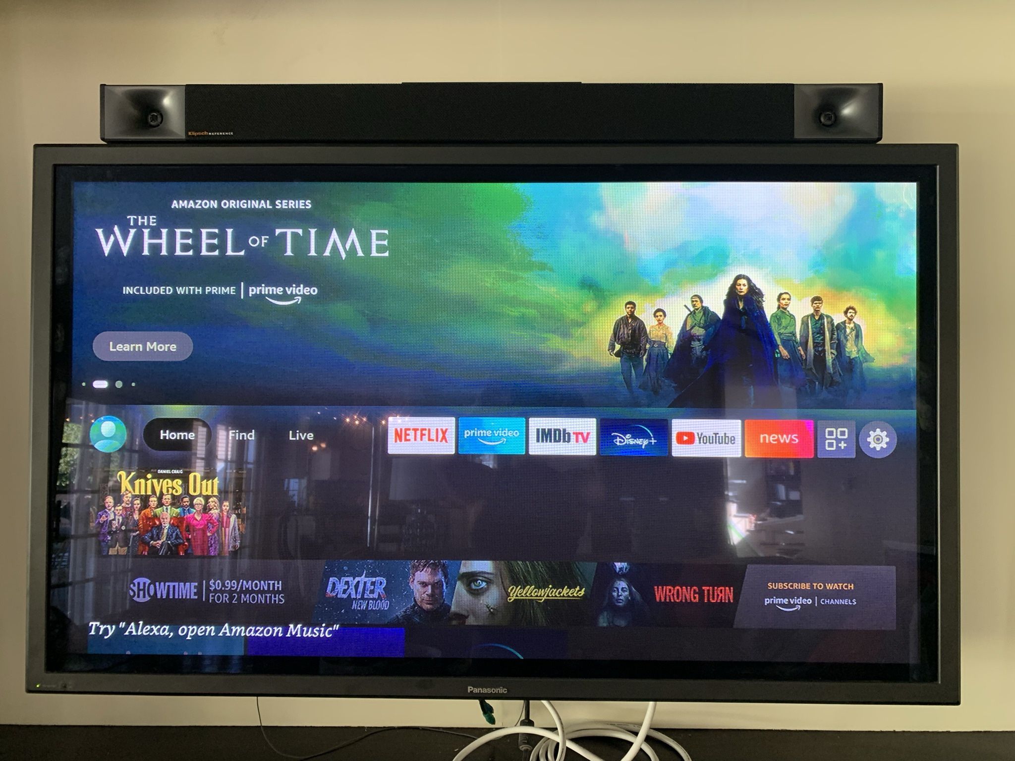 50” Panasonic Plasma Display TV