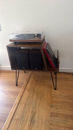 Vinyl Record Player Stand