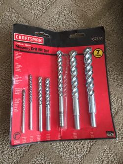 Masonry drill bit set