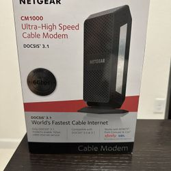 Netgear CM1000 Ultra-High Speed DOCSIS 3.1 Cable Modem - Black