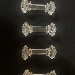 Vintage Glass Knife Rests