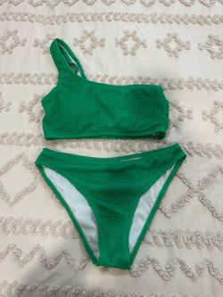 Green women’s bikini