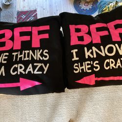 BFF Hoodies - Size Large - New Never Worn