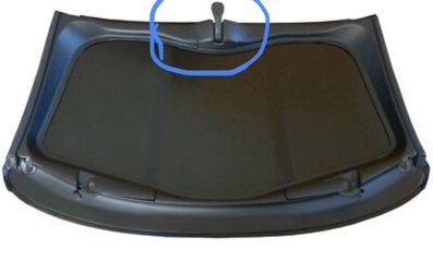 Corvette hard top latch