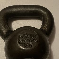 Weights.  Power System 20 Lbs Kettle Ball 