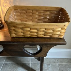 Longaberger Vanity Basket W/Protector 