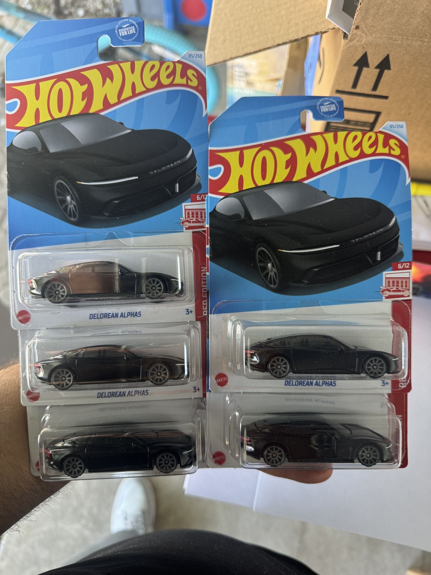 Hot Wheels Delorean Alpha 5 Target Red Edition