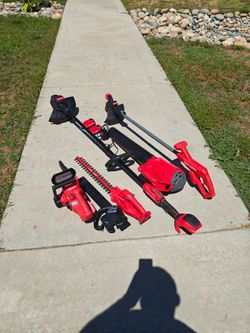 Craftsman yard tools package deal not selling separately don't ask see pictures  300 firm  or 380 with mower no less Read Add