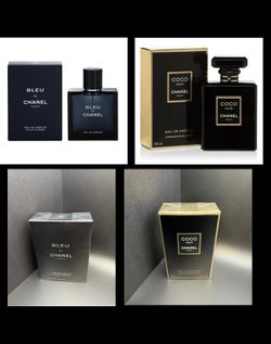 Chanel His & Hers Bundle - Bleu de Chanel & Coco Noir 3.4 oz - Brand New Sealed